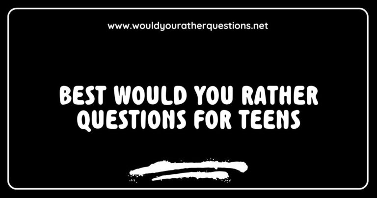 Group of teens laughing while discussing the best 'Would You Rather' questions for teens, featuring popular scenarios like choosing between superpowers or unlimited travel, perfect for sparking fun conversations and enhancing social interactions.