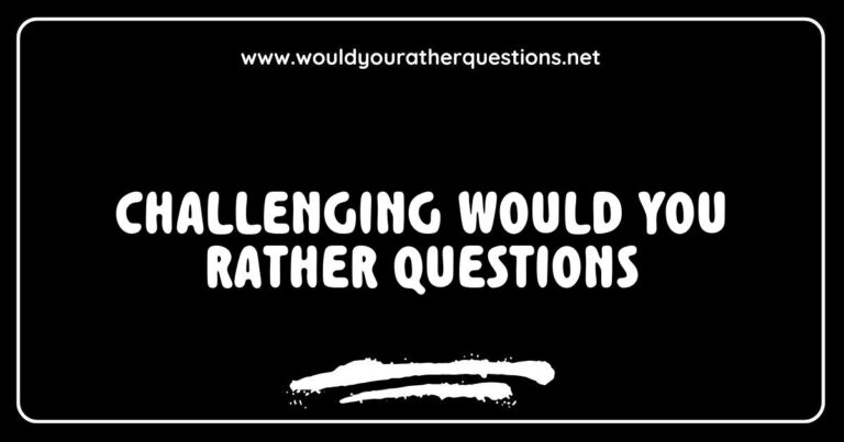 Engaging image featuring a group of friends discussing challenging 'Would You Rather' questions, such as 'Would you rather have the ability to fly or be invisible?' and 'Would you rather live without music or without movies?' This visual captures the fun and thought-provoking nature of difficult 'Would You Rather