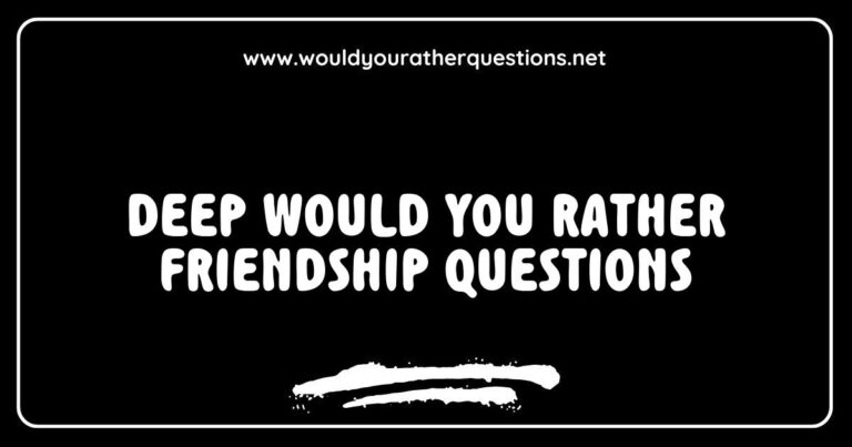 Group of friends laughing and discussing deep 'Would You Rather' friendship questions, such as 'Would you rather travel the world together or always have each other’s back?' This image captures the essence of meaningful conversations and fun challenges that strengthen bonds through thought-provoking scenarios.