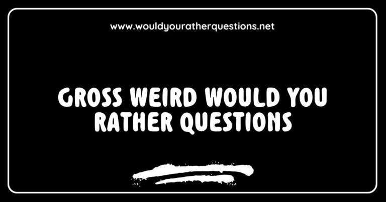 Image featuring a playful game night scene with friends discussing gross weird 'Would You Rather' questions, such as 'Would you rather eat a spider or drink a cockroach smoothie?' and 'Would you rather have to wear a dirty sock on your hand or a used band-aid on your face?