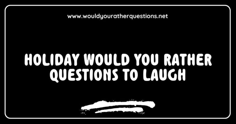 Fun and engaging holiday-themed 'Would You Rather' questions to spark laughter during festive gatherings, featuring prompts like 'Would you rather spend Christmas in a cozy cabin or on a tropical beach?' and 'Would you rather have unlimited holiday cookies or a year-round supply of hot cocoa?' Perfect for family game
