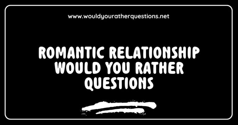 Couple engaging in a fun game of 'Would You Rather' with romantic relationship questions, exploring thought-provoking scenarios like 'Would you rather have a date night under the stars or a cozy movie night at home?' and 'Would you rather travel the world together or stay in a beautiful cabin for a