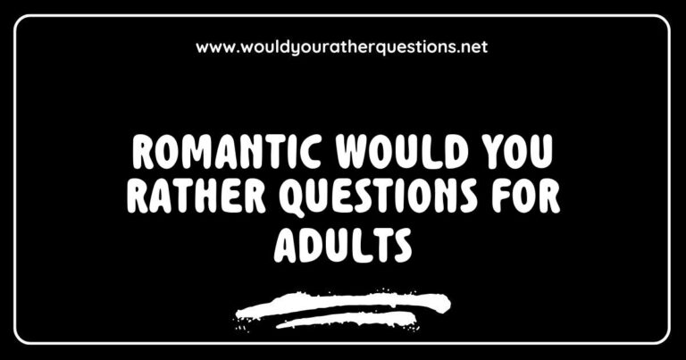 Couple sitting by candlelight, laughing as they play a game of romantic 'Would You Rather' questions for adults, exploring intriguing scenarios like 'Would you rather have a weekend getaway in a cozy cabin or a luxurious beach resort?' and 'Would you rather share your deepest secrets or your wildest