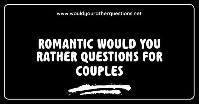 Couple sitting together, laughing while discussing romantic 'Would You Rather' questions for couples, such as 'Would you rather have a romantic dinner under the stars or a cozy night in with your favorite movie?' The image captures the joy of deep conversations and playful interactions, perfect for sparking intimacy and