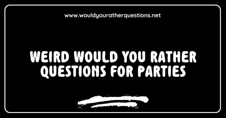 Group of friends laughing while playing a party game featuring weird 'Would You Rather' questions, such as 'Would you rather have to always speak in rhymes or sing everything you say?' and 'Would you rather fight one horse-sized duck or a hundred duck-sized horses?'. This image captures the