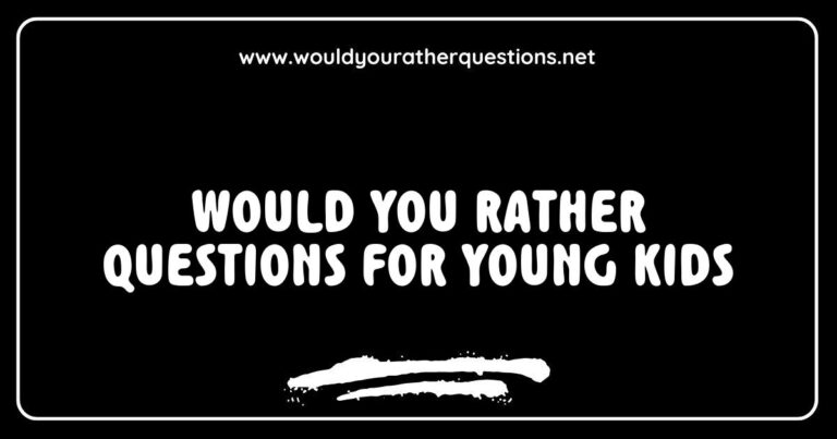 Engaging image of children excitedly discussing fun 'Would You Rather' questions for young kids, featuring colorful graphics of choices like 'Would you rather have a pet dinosaur or a pet dragon?' and 'Would you rather eat ice cream every day or pizza every day?' This vibrant illustration captures the joy